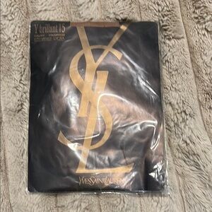 Yves Saint Laurent Black and Gold Tights